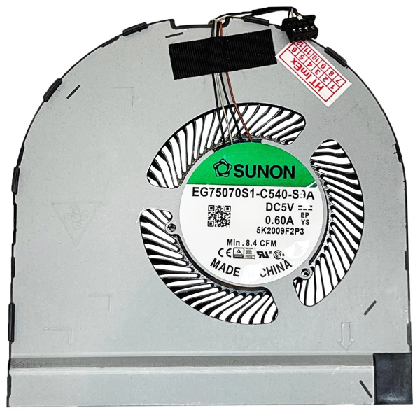 Cooler procesor Laptop, Dell, Precision 7560, P93F, P93F002, CD6WC, 0CD6WC, EG75070S1-C540-S9A, DC28000QRSL, 5V, 0.60A, CPU