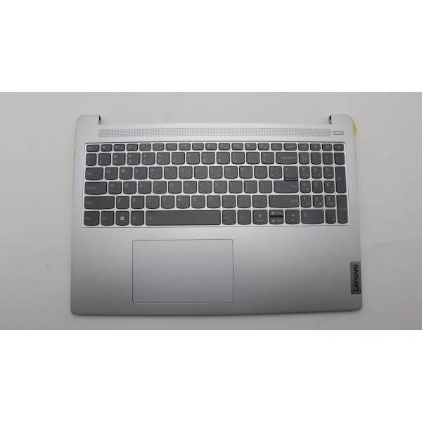 Carcasa superioara cu tastatura palmrest Laptop, Lenovo, IdeaPad Slim 5 16IRL8 Type 82XF, 5CB1L50472, AM7J000501, AM7J0000410, ET7J0000300, ET7J0000G00, iluminata, Clould Grey, layout US