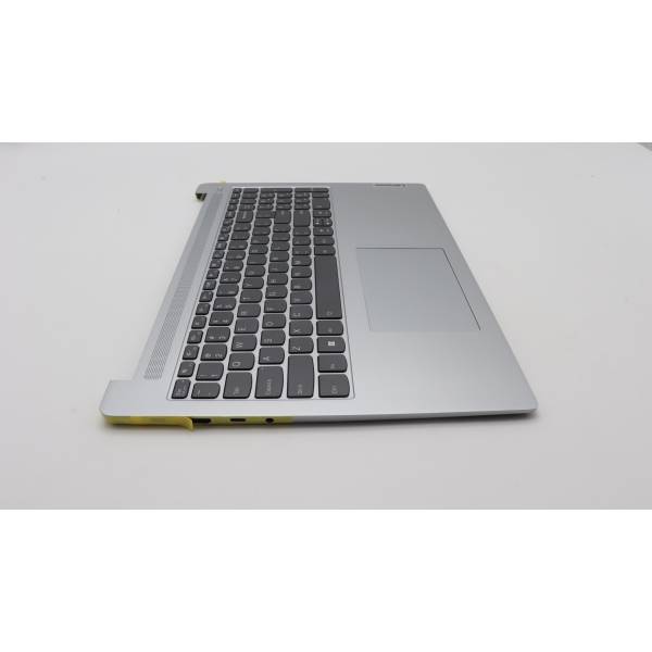 Carcasa superioara cu tastatura palmrest Laptop, Lenovo, IdeaPad Slim 5 16IRL8 Type 82XF, 5CB1L50472, AM7J000501, AM7J0000410, ET7J0000300, ET7J0000G00, iluminata, Clould Grey, layout US