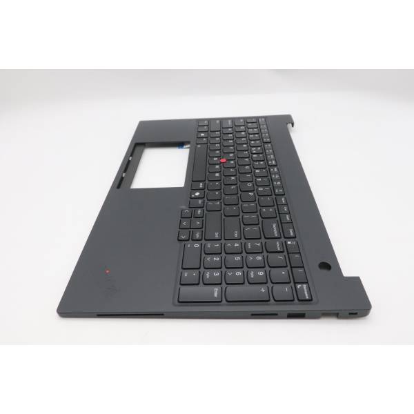 Carcasa superioara cu tastatura palmrest Laptop, Lenovo, ThinkPad 5M11T55376, 5M11T55377, 5M11T55378, 5M11T55265, 5M11T55266, 5M11T55267, AP3QK000200, AP3QK000500, iluminata, neagra, layout US