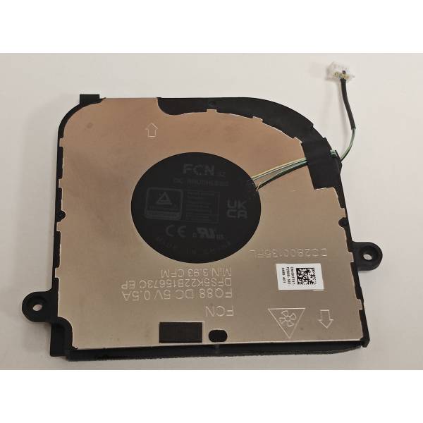 Cooler Laptop, Dell, Latitude 5440, P165G, P165G001, (an 2023), 0KF74T, KF74T, EG50060S1-C650-S9A, DC2800135SL, DFS5K22B15673C-FQ88, DC2800135FL, 5V, 0.5A