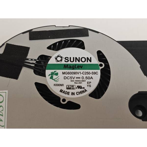 Cooler procesor Laptop, Acer, Aspire VN7-792, VN7-792G, 60.G6TN1.003, 460.06A0B.0001, 16080301A01, MG60090V1-C250-S9C, 5V, 0.50A, CPU
