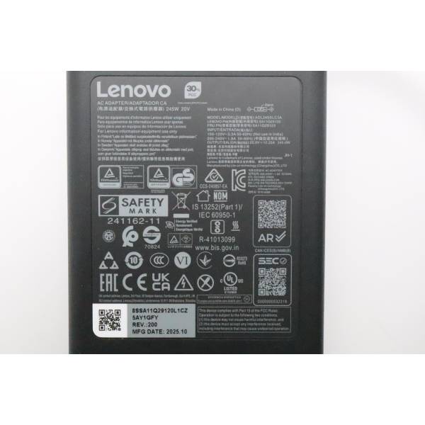 Incarcator Laptop Gaming, Lenovo, Legion Pro 5 16IRX10 Type 83NN, 20V, 12.25A, 245W, mufa tip USB Square 11x4.5mm