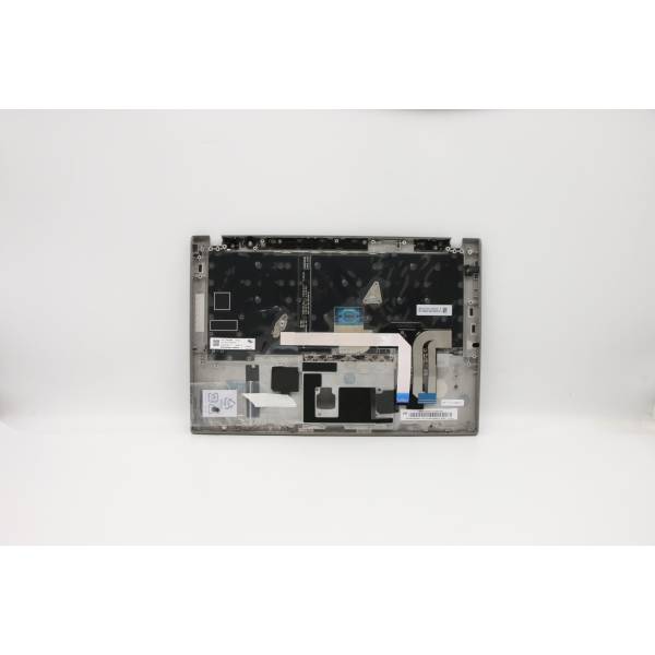 Carcasa superioara cu tastatura palmrest Laptop, Lenovo, ThinkPad T490S Type 80NX, 80NY, 02HM379, 02HM415, AM1BR000510, iluminata, layout UK