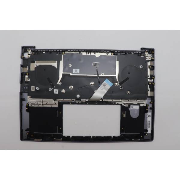 Carcasa superioara cu tastatura palmrest Laptop, Lenovo, ThinkBook 14 G6+ IMH Type 21LD, 5CB1N60809, 5CB1P74746, AMB29000231, AMB29000300, iluminata, Luna Grey, layout us
