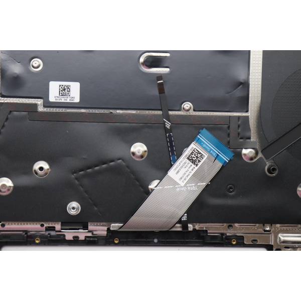 Carcasa superioara cu tastatura palmrest Laptop, Lenovo, ThinkBook 14 G6+ IMH Type 21LD, 5CB1N60809, 5CB1P74746, AMB29000231, AMB29000300, iluminata, Luna Grey, layout us