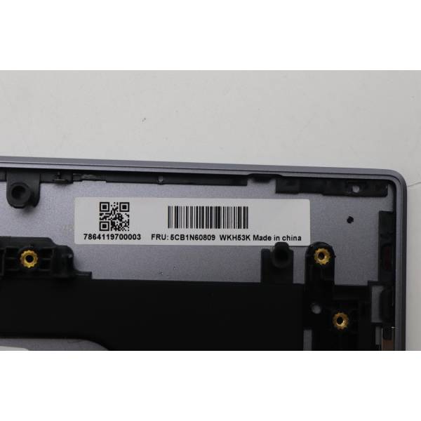 Carcasa superioara cu tastatura palmrest Laptop, Lenovo, ThinkBook 14 G6+ IMH Type 21LD, 5CB1N60809, 5CB1P74746, AMB29000231, AMB29000300, iluminata, Luna Grey, layout us