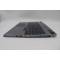 Carcasa superioara cu tastatura palmrest Laptop Gaming, Lenovo, Legion 5 16IRX9 Type 83DG, 5CB1P55134, 5CB1P55411, 5CB1M72407, AP925000401, AM925000200, iluminata, 4 pini, Luna Grey, layout US