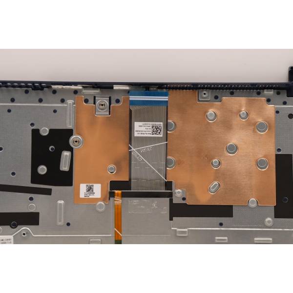 Carcasa superioara cu tastatura palmrest Laptop, Lenovo, IdeaPad 3 Type 15IAU7, 15ABR7, 82T7, 5CB1H78294, AP2JD000340, EC2JD000210, AM2JD000310, JS578, iluminata, Abyss Blue, layout US