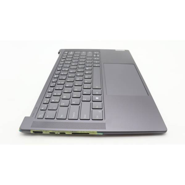 Carcasa superioara cu tastatura palmrest Laptop, Lenovo, Yoga Pro 9 14IRP8 Type 83BU, 83BV, 5CB1L49530, 5CB1L49556, AM2YE000500, 21894658, HQ210AJH7007 , iluminata, 4 pini, Dark Grey, layout US