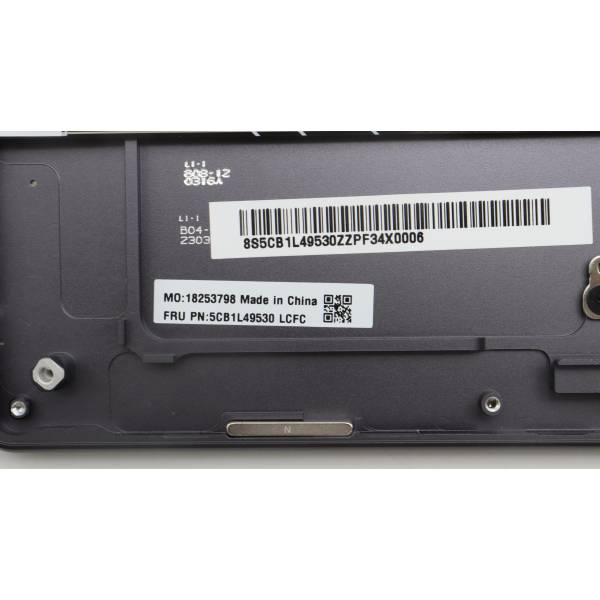 Carcasa superioara cu tastatura palmrest Laptop, Lenovo, Yoga Pro 9 14IRP8 Type 83BU, 83BV, 5CB1L49530, 5CB1L49556, AM2YE000500, 21894658, HQ210AJH7007 , iluminata, 4 pini, Dark Grey, layout US
