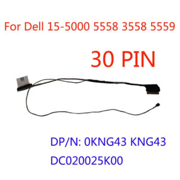 Cablu video LVDS Laptop, Dell, Inspiron 17 5755, P28E, P28E002, MC2TT, 0MC2TT, DC020024C00, AAL20, EDP HD NT CABLE, 30 pini