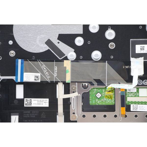 Carcasa superioara cu tastatura palmrest Laptop, Lenovo, IdeaPad 5-14ITL05 Type 82FE, 5CB1A13503, AM2UZ000C20, ET2UZ000100, ET2UZ000200, iluminata, albastra, layout UK