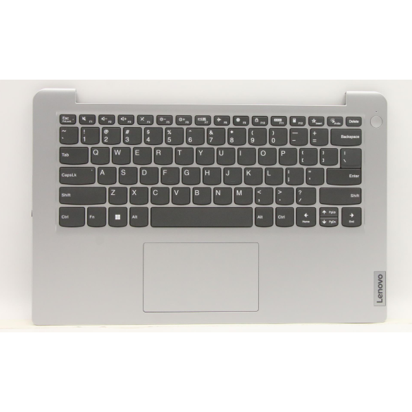 Carcasa superioara cu tastatura palmrest Laptop, Lenovo, IdeaPad 1 14ALC7 Type 82R3, 5CB1H68610, AP2GW000330, AM2G2000100, 20194273, Cloud Grey, layout US