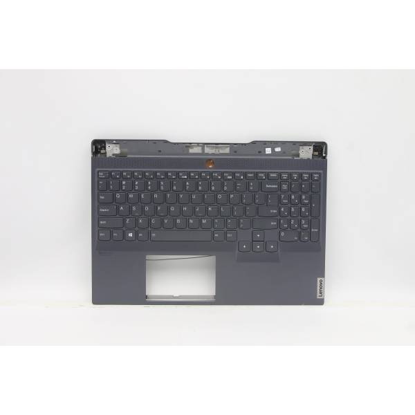 Carcasa superioara cu tastatura palmrest Laptop, Lenovo, Legion S7-15IMH5 Laptop Type 82BC, 5CB0Z71938,  5CB0Z71940, 8S1101-07428-8S,  iluminata, 4 pini, gri inchis, layout US
