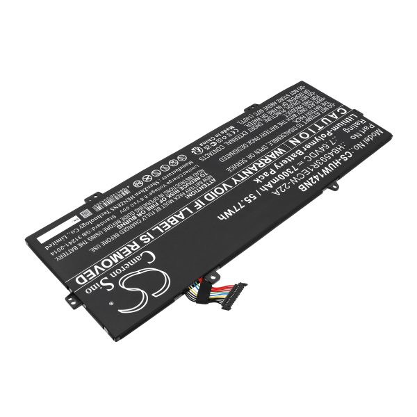 Baterie compatibila Laptop, Huawei, MateBook 14 2021, KLVD-WDH9, CS-HUW142NB, HB4593R1ECW-22A, 7.64V, 7300mAh, 55.77Wh, 12 pini