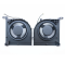 Set coolere Laptop, Lenovo, Legion Slim 5 16AHP9 Type 83HD, DFSCM227163921-FQRY, DFSCL12E064861-FQS0, 5H40S20937, 12V, 1A