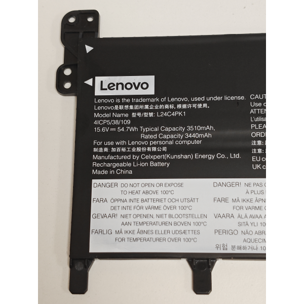 Baterie Laptop, Lenovo, IdeaPad Slim 5 13IWC11 Type 83UE, 5B11Q01968, 4ICP5/38/109, L24C4PK1, 15.6V, 3440mAh, 54.7Wh