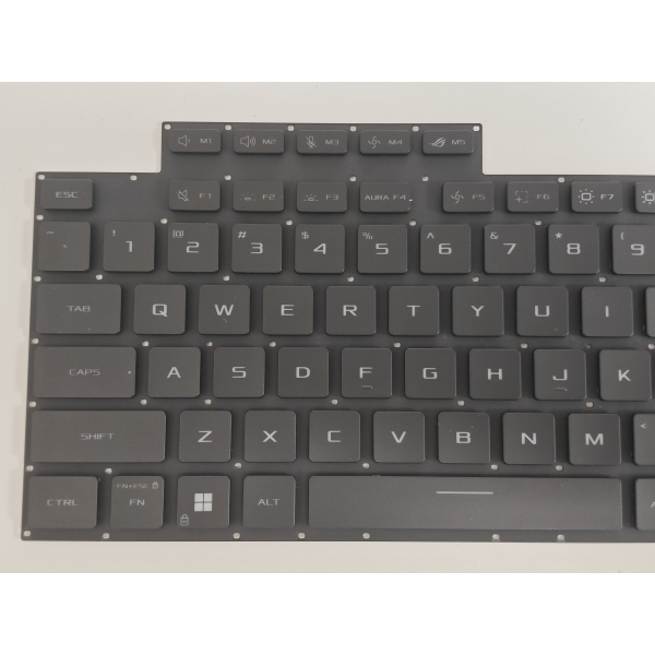 Tastatura Laptop Gaming, Asus, ROG Strix Scar 18 G835L, G835LR, G835LW, G835LX , iluminata, RGB Per Key, neagra, layout US
