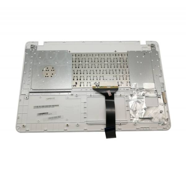 Carcasa superioara cu tastatura palmrest Laptop, Asus, X752Y, X752YI, 90NB04I2-R31US0, 13NB04I2P04011-1, alba, layout US