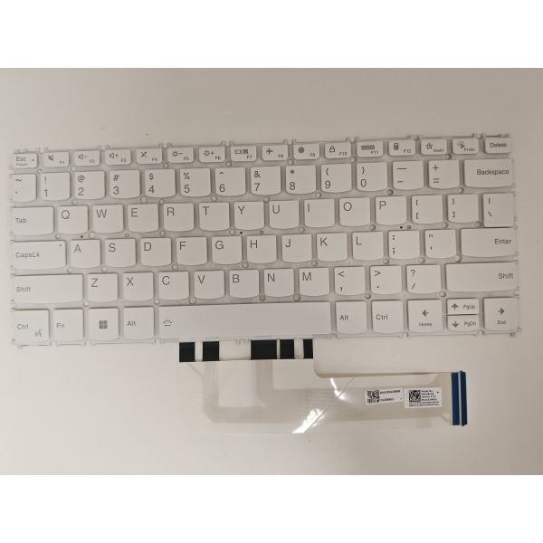 Tastatura Laptop, Lenovo, Yoga Slim 7-13ITL05 Type 82CU, iluminata, alba, layout US