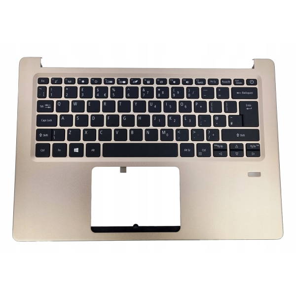 Carcasa superioara cu tastatura palmrest Laptop, Acer, Swift 1 SF114-32, N17W6, 6B.GZPN1.009, aurie, layout US