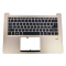 Carcasa superioara cu tastatura palmrest Laptop, Acer, Swift 1 SF114-32, N17W6, 6B.GZPN1.009, aurie, layout US