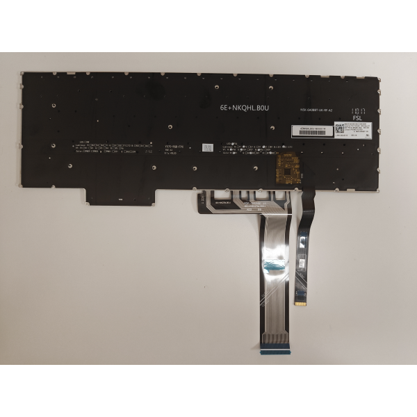Tastatura Laptop, Lenovo, Legion Pro 7 16ARX8H Type 82WS, iluminata, RGB 20 pini, gri, layout UK