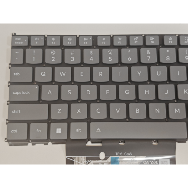 Tastatura Laptop, Lenovo, IdeaPad Pro 5 16ASP10 Type 83LS, iluminata, gri deschis, layout US