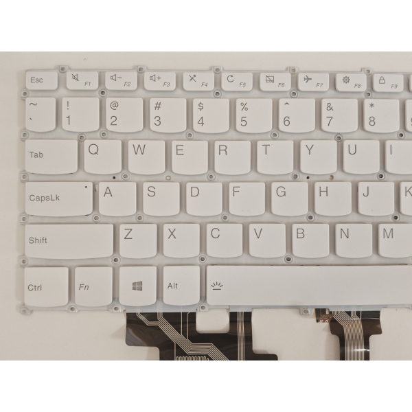 Tastatura Laptop, Lenovo, IdeaPad S540-13API Type 81XC, iluminata, alba, layout US