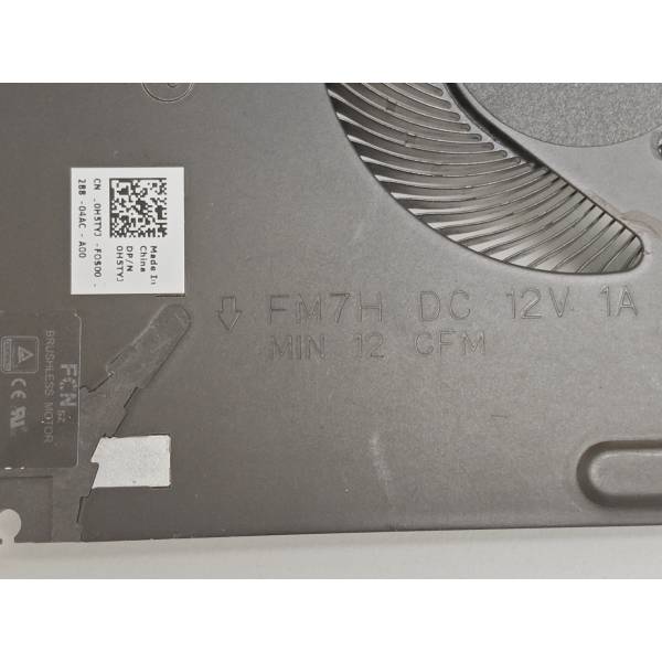 Cooler procesor Laptop, Dell, Alienware M17 R3, P45E, P45E001, 0H5TYJ, H5TYJ, DFS240012BK06-FM7H, 12V, 1A, CPU