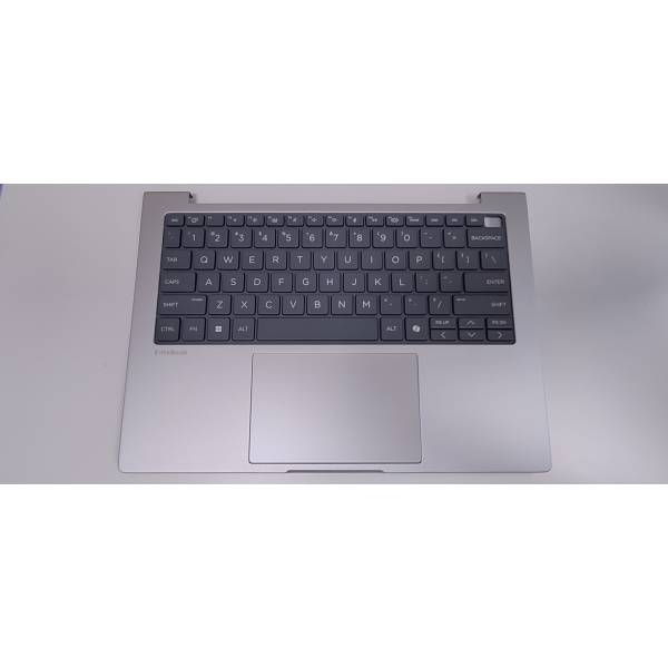 Carcasa superioara cu tastatura palmrest Laptop, HP, Elitebook 840 G12, 845 G12, P34591-001, 6070B2394903, 6053B2313201, 6054B3102401, iluminata, argintie, layout US