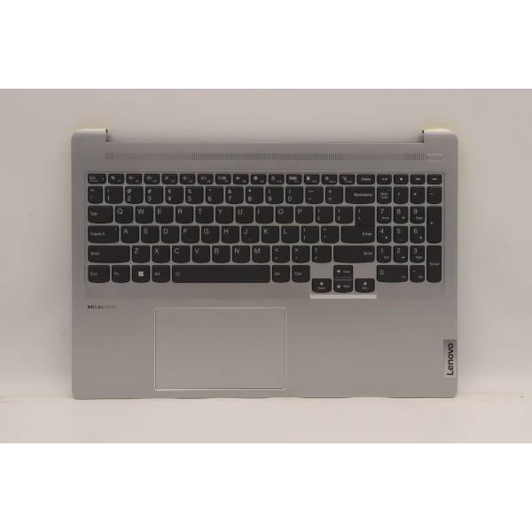 Carcasa superioara cu tastatura palmrest Laptop, Lenovo, IdeaPad 5 Pro 16IAH7 Type 82SK, 5CB1H95406, 5CB1H95432, HQ20721723000, HQ21840042000, iluminata, Cloud Grey, layout US