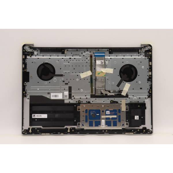 Carcasa superioara cu tastatura palmrest Laptop, Lenovo, IdeaPad 5 Pro 16ARH7 Type 82SN, 5CB1H95406, 5CB1H95432, HQ20721723000, HQ21840042000, iluminata, Cloud Grey, layout US