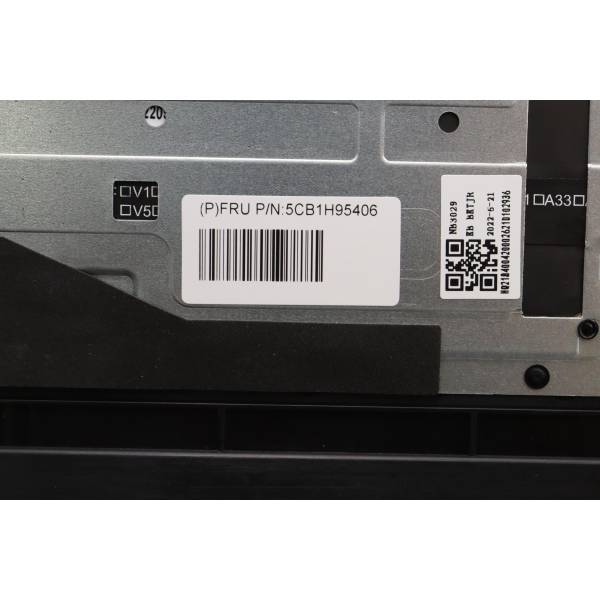Carcasa superioara cu tastatura palmrest Laptop, Lenovo, IdeaPad 5 Pro 16ARH7 Type 82SN, 5CB1H95406, 5CB1H95432, HQ20721723000, HQ21840042000, iluminata, Cloud Grey, layout US