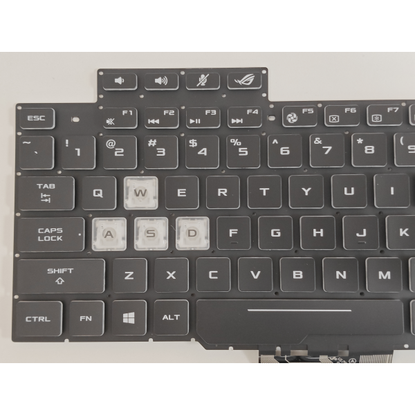 Tastatura Laptop Gaming, Asus, ROG Strix GL704G, GL704GM, GL704GS, GL704GV, GL704GW , iluminata, RGB 4 Zone, neagra, us