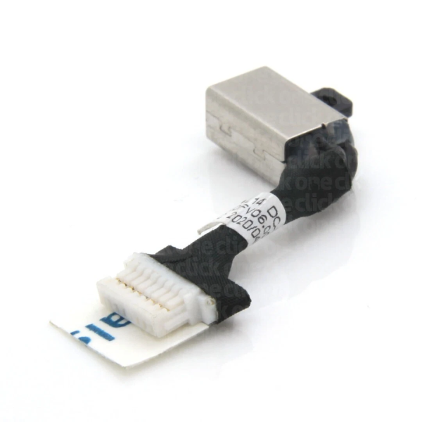Mufa alimentare Laptop, Dell, Latitude 3400, P111G, P111G001, TM5N3, 0TM5N3, 450.0FV06.0011, Bold L14 DC IN Cable, 8 pini, 3.5cm