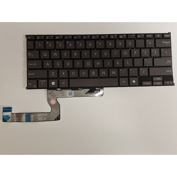 Tastatura compatibila Laptop, Asus, Zenbook S16 UM5606G, UM5606GA, gri metalizat, layout US
