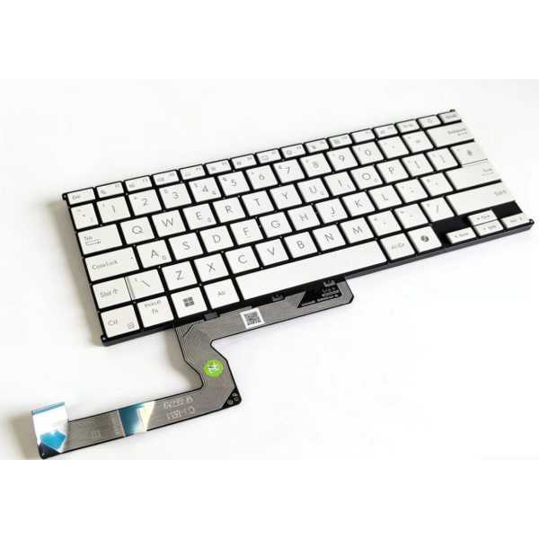 Tastatura Laptop, Asus, Zenbook S16 UM5606W, UM5606WA, iluminata, alba, layout US