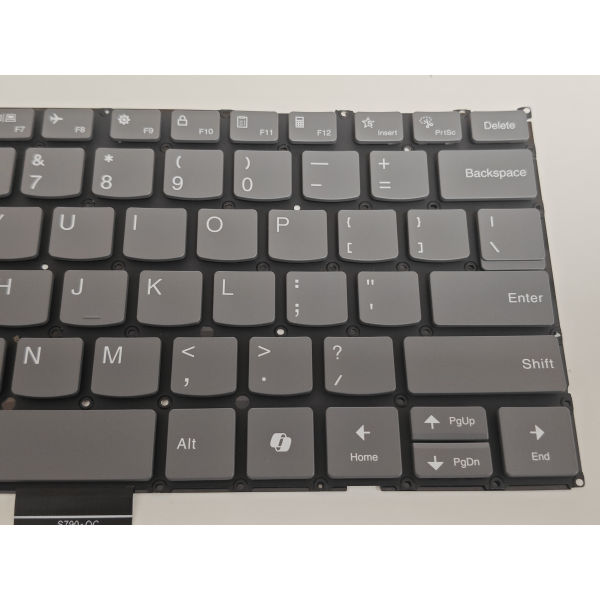 Tastatura Laptop, Lenovo, Yoga Pro 7 14APH8 Type 82Y8, iluminata, gri, layout US