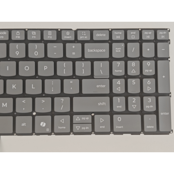 Tastatura Laptop 2-in-1, Lenovo, Yoga 7 16AKP10 Type 83JU, iluminata, gri, layout US