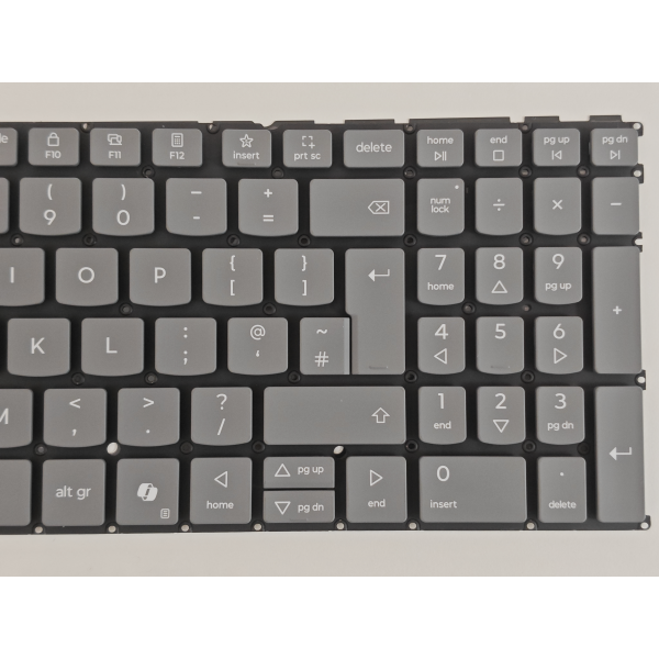 Tastatura Laptop 2-in-1, Lenovo, Yoga 7 16AKP10 Type 83JU, iluminata, gri, layout UK