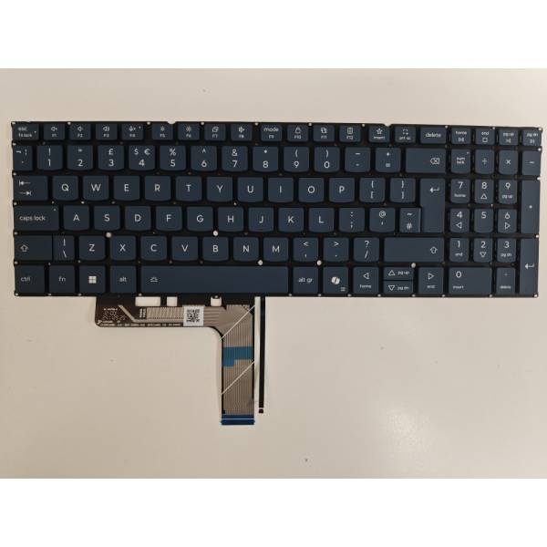 Tastatura Laptop 2-in-1, Lenovo, Yoga 7 16ILL10 Type 83JT, iluminata, albastra, layout UK