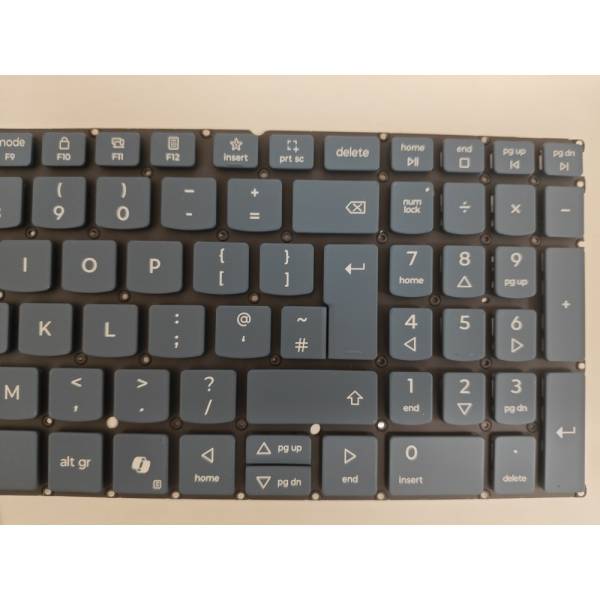 Tastatura Laptop 2-in-1, Lenovo, Yoga 7 16AKP10 Type 83JU, iluminata, albastra, layout UK