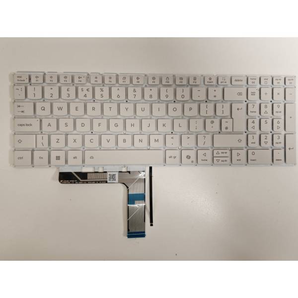 Tastatura Laptop 2-in-1, Lenovo, Yoga 7 16ILL10 Type 83JT, iluminata, alba, layout UK