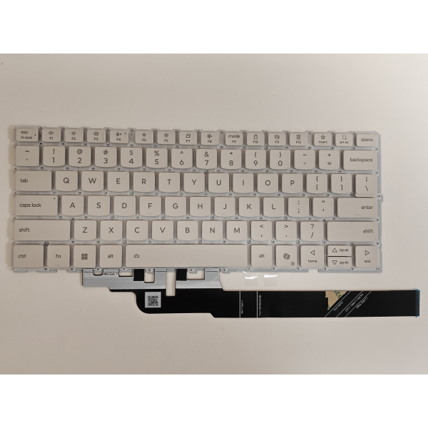 Tastatura Laptop, Lenovo, Slim 7 14IPH11 Type 83QN, iluminata, alba, layout US