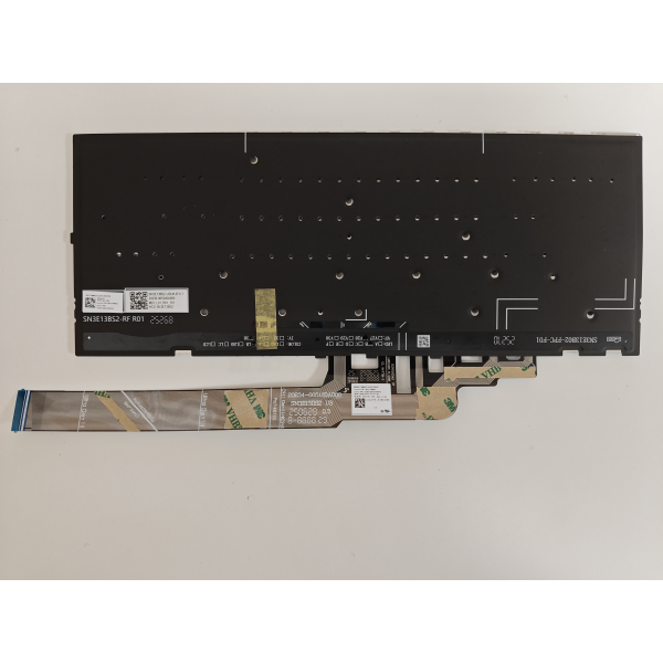 Tastatura Laptop, Lenovo, Slim 7 14IPH11 Type 83QN, iluminata, alba, layout US