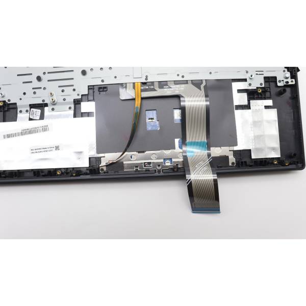 Carcasa superioara cu tastatura palmrest Laptop, Lenovo, Legion Pro 7 16IRX8H Type 82WQ, 5CB1L10762, 5CB1L09933, AP2V3000100, AP2V3000110, AP2V3000120, AM2V3000700, iluminata, neagra, layout US