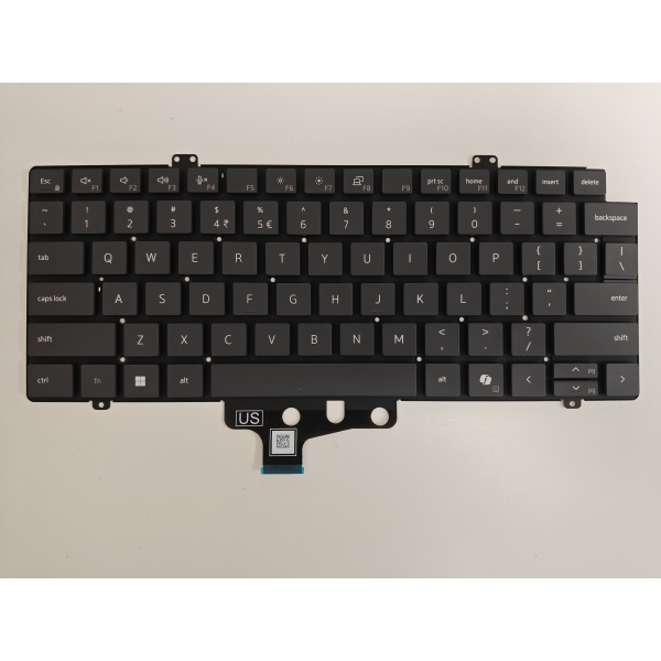 Tastatura Laptop, Dell, Latitude 5340, P181G, P181G001, (an 2023), neagra, layout US