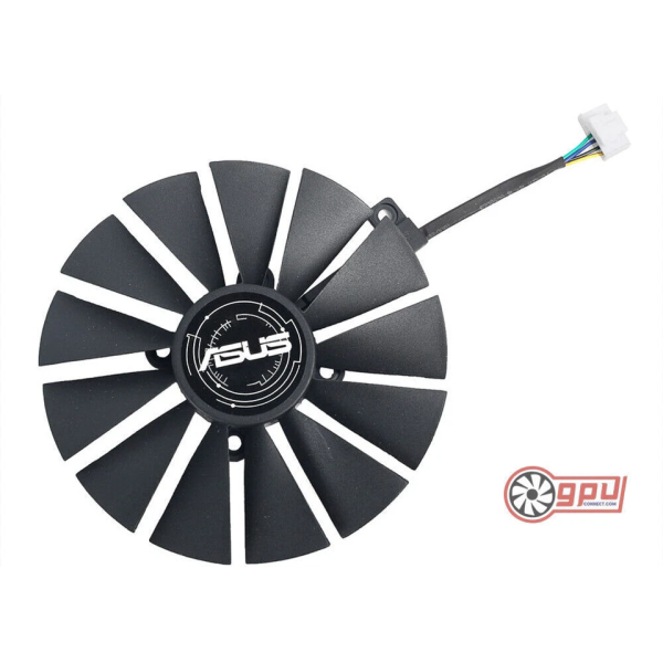 Cooler Placa video Desktop PC, Asus, Phoenix GTX 1650, 1660Ti, RTX 2060, 95mm, FDC10U12S9-C, PLD10010B12HH, 12V, 0.45A, 6 pini